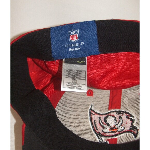 Reebok On Field Tampa Bay Buccaneers Cap Hat L/XL NFL Equipment Stretch Fit - Picture 2 of 6